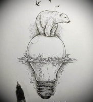Фото тату эскизы легкие 13.09.2019 №007 — tattoo sketches light — tattoo-photo.ru