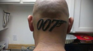 тату надписи на затылке 24.09.2019 №006 -the back of the head tattoo- tattoo-photo.ru