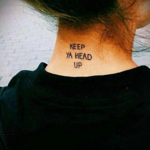тату на затылке и шее 24.09.2019 №015 -the back of the head tattoo- tattoo-photo.ru