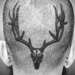 тату на затылке и шее 24.09.2019 №060 -the back of the head tattoo- tattoo-photo.ru