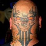 фото татуировки на затылке 24.09.2019 №021 -the back of the head tattoo- tattoo-photo.ru