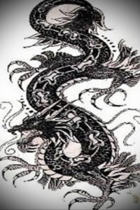 Фото дракон тату эскиз 13.09.2019 №017 - dragon tattoo sketch - tattoo-photo.ru