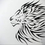Фото лев тату эскиз 13.09.2019 №025 - lion tattoo sketch - tattoo-photo.ru