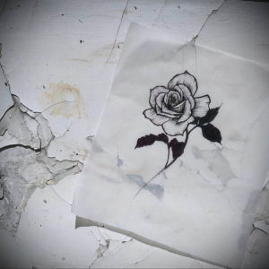 Фото роза тату эскиз 13.09.2019 №015 - rose tattoo sketch - tattoo-photo.ru