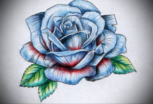 Фото роза тату эскиз 13.09.2019 №035 - rose tattoo sketch - tattoo-photo.ru