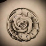Фото роза тату эскиз 13.09.2019 №042 - rose tattoo sketch - tattoo-photo.ru