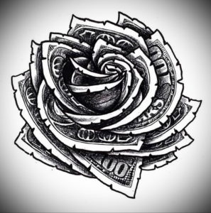 Фото роза тату эскиз 13.09.2019 №043 - rose tattoo sketch - tattoo-photo.ru