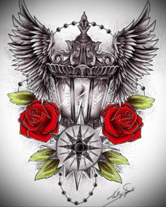Фото цветные эскизы тату 13.09.2019 №004 - color tattoo sketches - tattoo-photo.ru