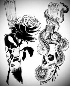 Фото черные тату эскизы 13.09.2019 №002 - black tattoo sketches - tattoo-photo.ru