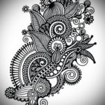 Фото эскизы тату цветы 13.09.2019 №010 - flower sketch designs - tattoo-photo.ru