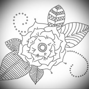 Фото эскизы тату цветы 13.09.2019 №015 - flower sketch designs - tattoo-photo.ru