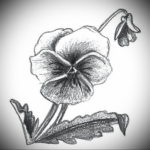 Фото эскизы тату цветы 13.09.2019 №028 - flower sketch designs - tattoo-photo.ru