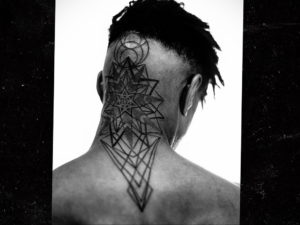 тату на затылке и шее 24.09.2019 №038 -the back of the head tattoo- tattoo-photo.ru