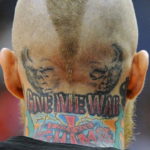 тату надписи на затылке 24.09.2019 №012 -the back of the head tattoo- tattoo-photo.ru