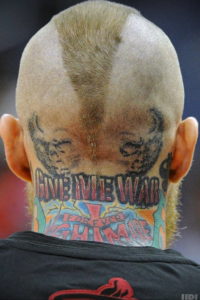 тату надписи на затылке 24.09.2019 №012 -the back of the head tattoo- tattoo-photo.ru
