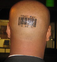 тату надписи на затылке 24.09.2019 №013 -the back of the head tattoo- tattoo-photo.ru