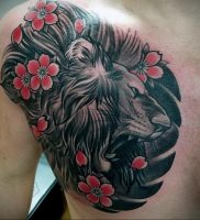 Фото тату цветок закуры 09.02.2020 №048 -sakura tattoo- tattoo-photo.ru