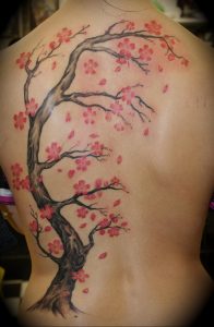 Фото тату цветок закуры 09.02.2020 №080 -sakura tattoo- tattoo-photo.ru