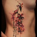 Фото тату цветок закуры 09.02.2020 №087 -sakura tattoo- tattoo-photo.ru