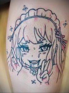 аниме тату 19.01.2020 №038 -anime tattoo- tattoo-photo.ru