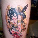 аниме тату 19.01.2020 №099 -anime tattoo- tattoo-photo.ru