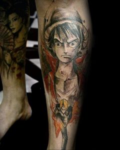 аниме тату 19.01.2020 №140 -anime tattoo- tattoo-photo.ru