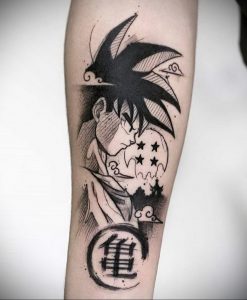 аниме тату 19.01.2020 №284 -anime tattoo- tattoo-photo.ru