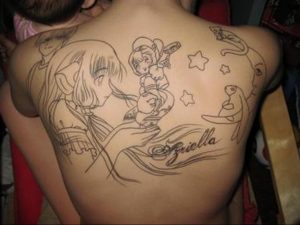 аниме тату 19.01.2020 №298 -anime tattoo- tattoo-photo.ru