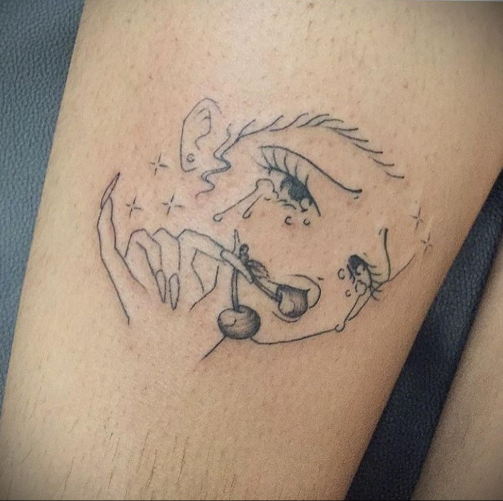 маленькие аниме тату 19.01.2020 №010 -small anime tattoos- tattoo-photo.ru  - tattoo-photo.ru