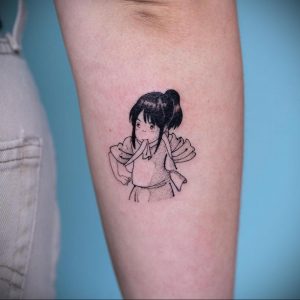 маленькие аниме тату 19.01.2020 №016 -small anime tattoos- tattoo-photo.ru