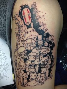 тату аниме арт 18.01.2020 №050 -anime art tattoo- tattoo-photo.ru