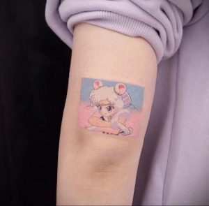 тату аниме арт 18.01.2020 №054 -anime art tattoo- tattoo-photo.ru
