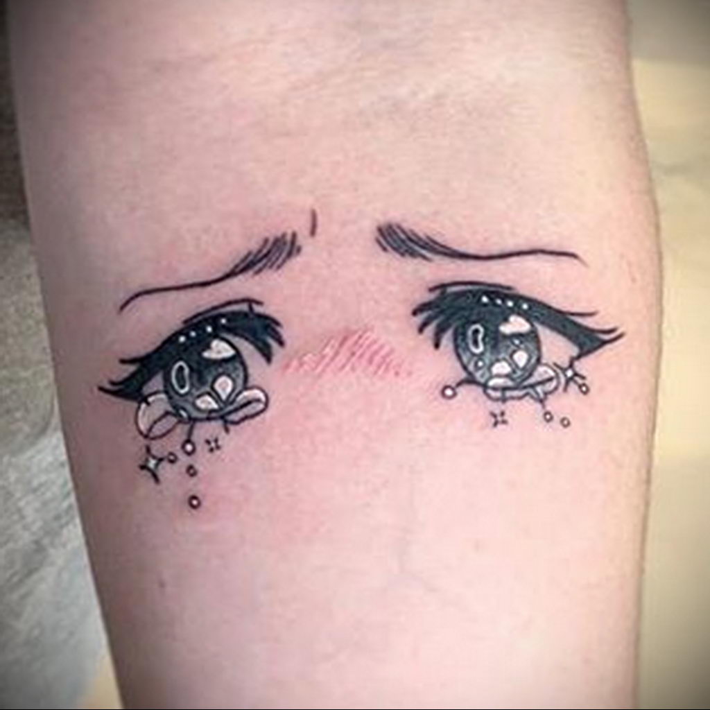 тату аниме глаза 18.01.2020 №026 -anime eyes tattoo- tattoo-photo.ru -  tattoo-photo.ru