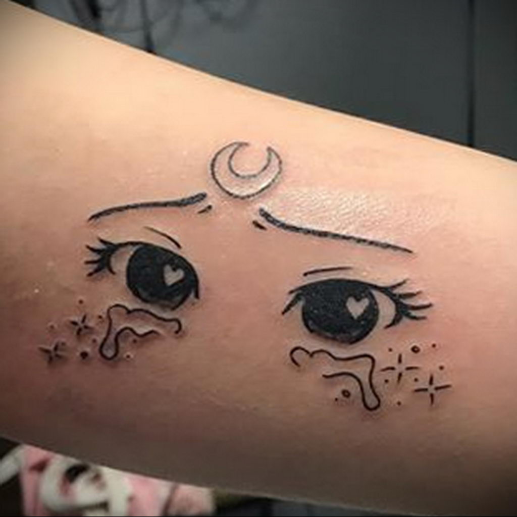 тату аниме глаза 18.01.2020 №039 -anime eyes tattoo- tattoo-photo.ru -  tattoo-photo.ru