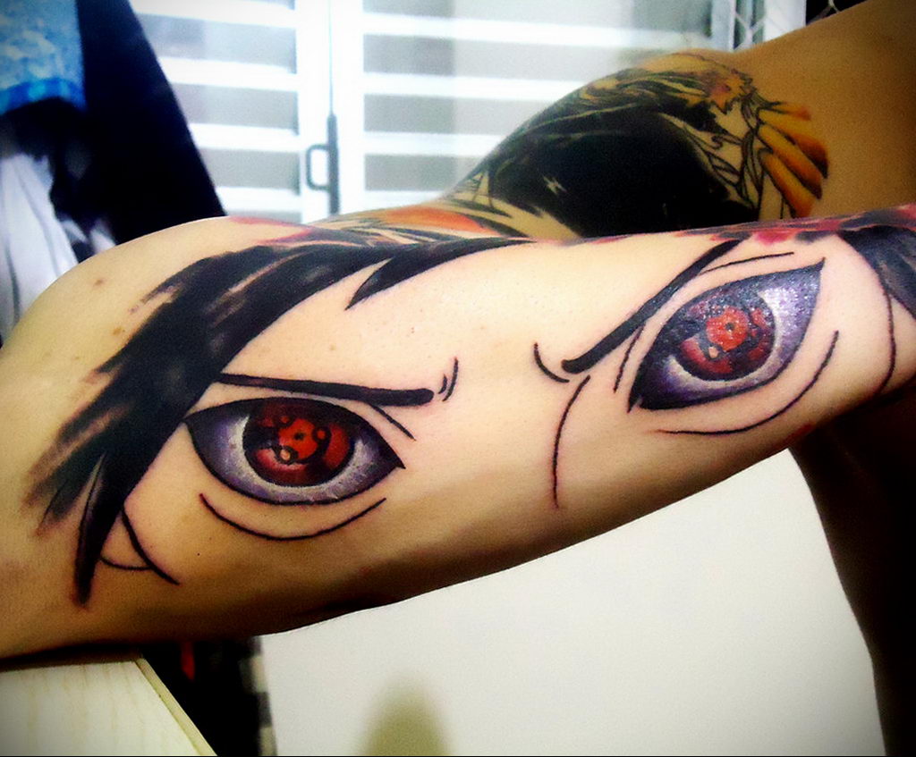 тату аниме глаза 18.01.2020 №066 -anime eyes tattoo- tattoo-photo.ru -  tattoo-photo.ru