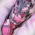 тату в стиле аниме 18.01.2020 №004 -anime style tattoo- tattoo-photo.ru