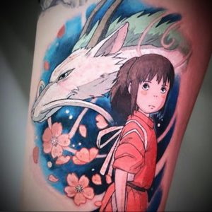 тату в стиле аниме 18.01.2020 №016 -anime style tattoo- tattoo-photo.ru
