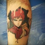 тату в стиле аниме 18.01.2020 №028 -anime style tattoo- tattoo-photo.ru