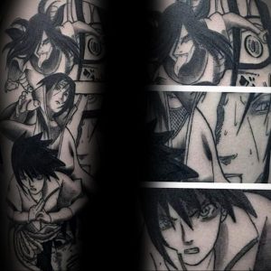 тату в стиле аниме 18.01.2020 №041 -anime style tattoo- tattoo-photo.ru