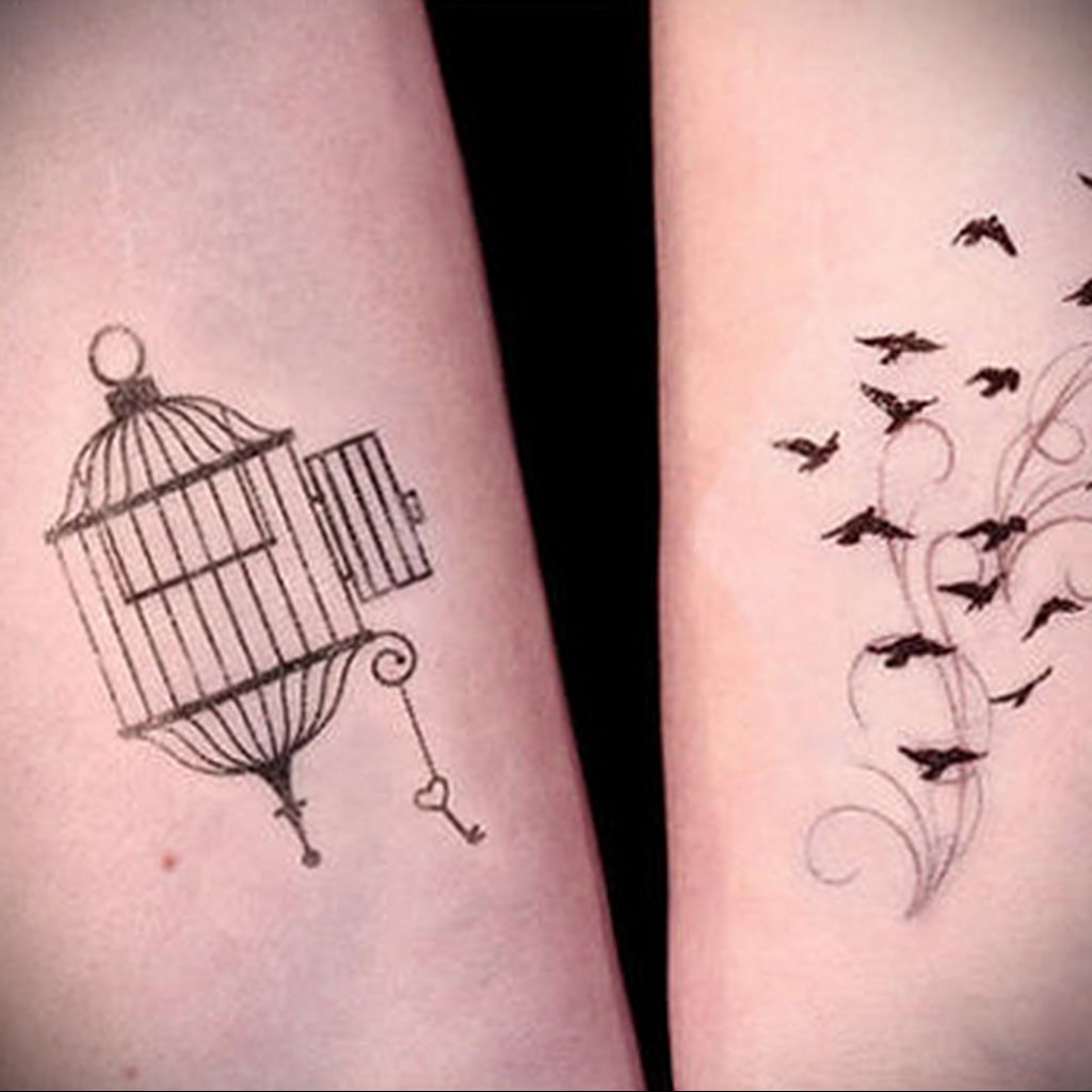Поделиться этим. в клетке 02.01.2019 № 024 -bird cage tattoo- tattoo-photo....