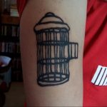 фото тату птица в клетке 02.01.2019 №033 -bird cage tattoo- tattoo-photo.ru