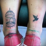 фото тату птица в клетке 02.01.2019 №034 -bird cage tattoo- tattoo-photo.ru