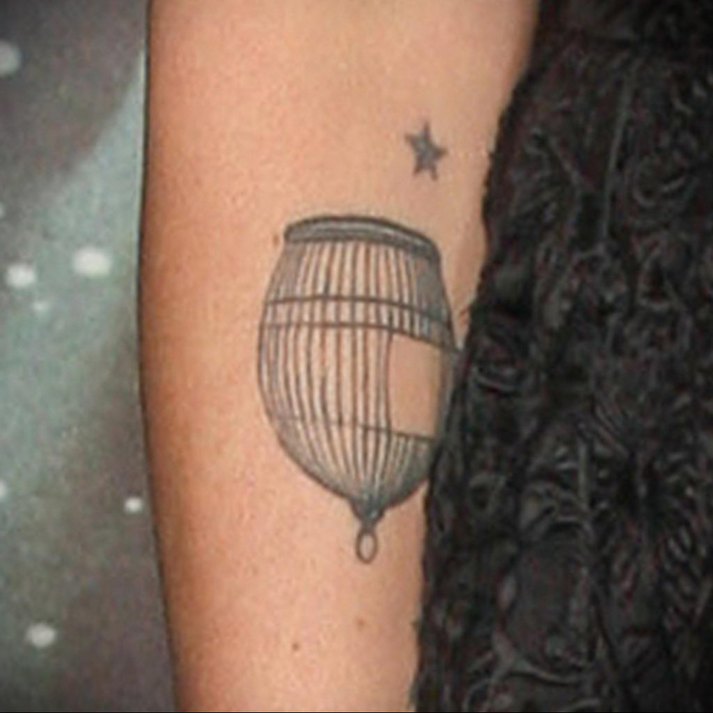Поделиться этим. в клетке 02.01.2019 № 038 -bird cage tattoo- tattoo-photo....