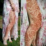 Мехенди на ляжках фото пример 14.02.2020 №138 -Mehendi on thighs- tattoo-photo.ru