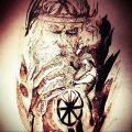 Символ тату Перун 15.02.2020 №1006 -perun tattoo- tattoo-photo.ru