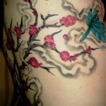 Фото вариант тату с деревом сакуры 09.02.2020 №032 -sakura tattoo- tattoo-photo.ru
