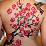 Фото вариант тату сакура для девушки 09.02.2020 №014 -sakura tattoo- tattoo-photo.ru