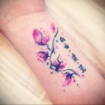 Фото вариант тату сакура для девушки 09.02.2020 №017 -sakura tattoo- tattoo-photo.ru