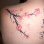 Фото вариант тату сакура для девушки 09.02.2020 №019 -sakura tattoo- tattoo-photo.ru