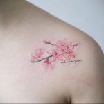 Фото тату цветок закуры 09.02.2020 №031 -sakura tattoo- tattoo-photo.ru